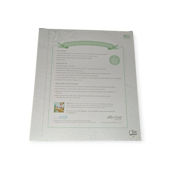 Elle Cree Martin Luther King Jr. Paint-by-Number Kit NIB - Picture 9 of 11